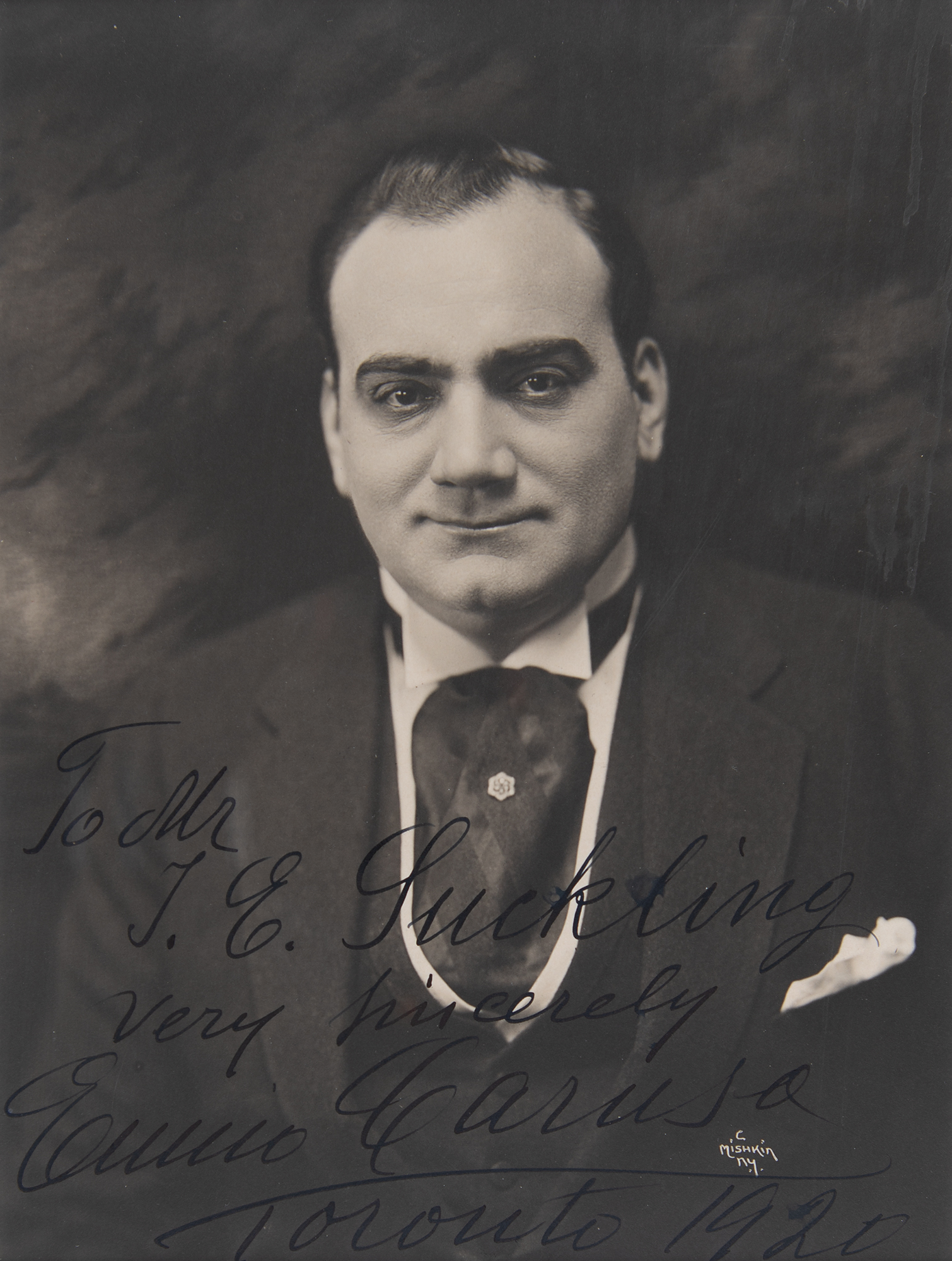 Enrico Caruso Signed Photograph RR Auction