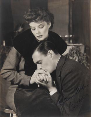 Lot #467 Katharine Hepburn and Colin Clive Signed Photograph - Image 1