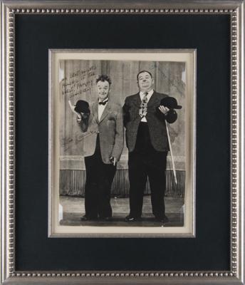 Lot #476 Laurel and Hardy Signed Photograph - Image 2