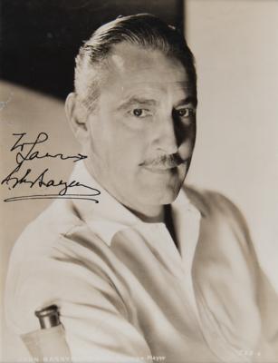 Lot #446 John Barrymore Signed Photograph - Image 1