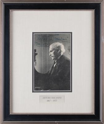 Lot #340 Arturo Toscanini Signed Photograph - Image 2
