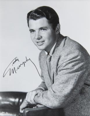 Lot #488 Audie Murphy Signed Photograph