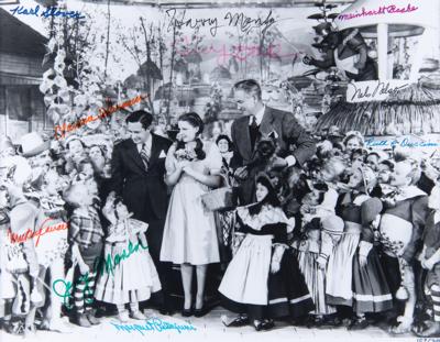 Lot #514 Wizard of Oz: Munchkins Signed Photograph - Image 1