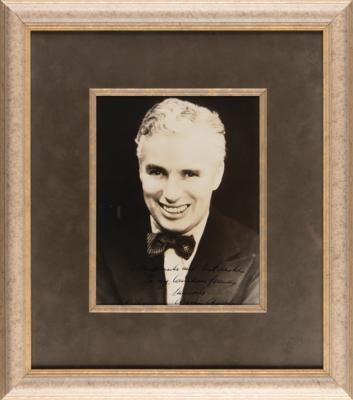 Lot #435 Charlie Chaplin Signed Photograph - Image 2