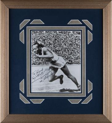 Lot #526 Jesse Owens Signed Photograph - Image 2