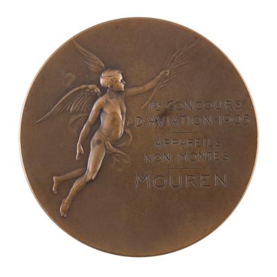 Lot #800 Aero Club de France: Bronze Medal from the 1905 Concourse d'Aviation - Image 2
