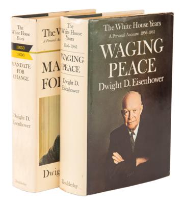 Lot #801 Dwight D. Eisenhower (2) Signed Books -