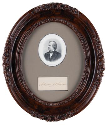 Lot #49 Andrew Johnson Signature - Image 1