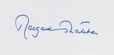 Lot #190 Margaret Thatcher Signed Book - Image 2