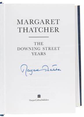 Lot #190 Margaret Thatcher Signed Book - Image 4