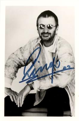 Lot #358 Beatles: Ringo Starr Signed Photograph