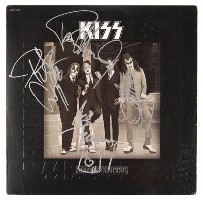 Lot #387 KISS Signed Album - Dressed to Kill - Image 1