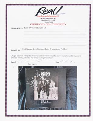 Lot #387 KISS Signed Album - Dressed to Kill - Image 2