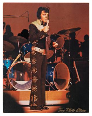 Lot #325 Elvis Presley Signed 'Tour Photo Album’ Program - Image 3