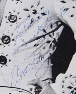 Lot #325 Elvis Presley Signed 'Tour Photo Album’ Program - Image 4