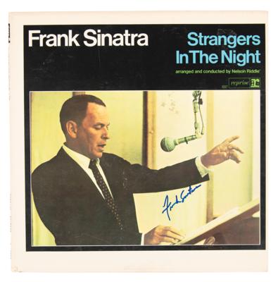 Lot #499 Frank Sinatra Signed Album - Strangers in
