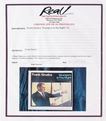 Lot #499 Frank Sinatra Signed Album - Strangers in the Night - Image 2