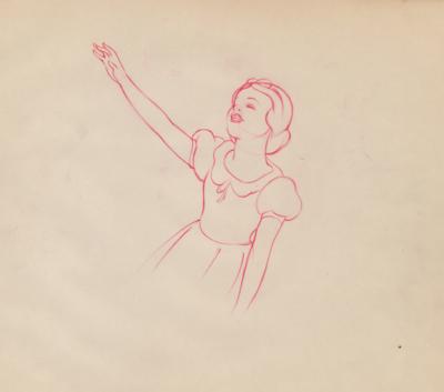 Lot #568 Snow White production drawing from Snow White and the Seven Dwarfs - Image 1