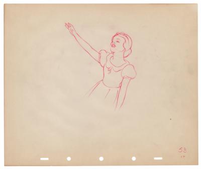 Lot #568 Snow White production drawing from Snow White and the Seven Dwarfs - Image 2