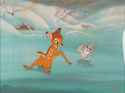 Lot #678 Bambi limited edition hand-painted cel - 'Kinda Wobbly' - Image 1