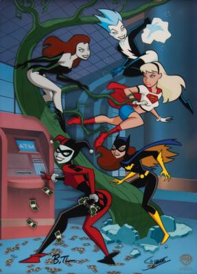 Lot #711 Batgirl, Harley Quinn, Live Wire, Poison