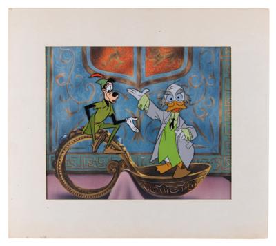 Lot #654 Ludwig Von Drake and Goofy production cel from Walt Disney's Wonderful World of Color - Image 2