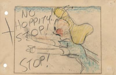 Lot #549 Honey Bee production storyboard drawing from Mr. Bug Goes to Town - Image 1