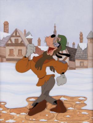 Lot #673 Goofy production model cel from The Prince and the Pauper - Image 1