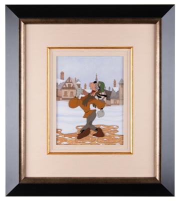 Lot #673 Goofy production model cel from The Prince and the Pauper - Image 2