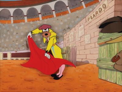 Lot #617 Goofy and Bull production cels from For Whom the Bulls Toil - Image 1