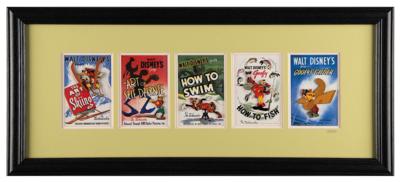 Lot #676 Goofy Posters Limited Edition Framed Pin Set from The Walt Disney Gallery - Image 1