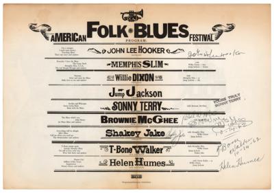 Lot #341 1st American Folk Blues Festival (1962)