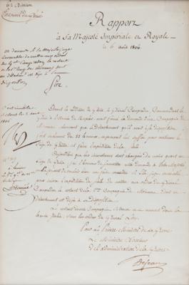Lot #203 Napoleon Signed Military Commission - Image 2