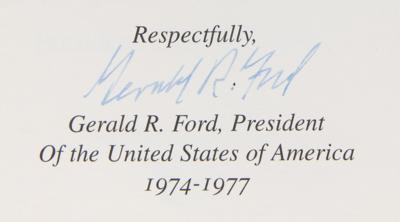 Lot #41 Gerald Ford Signed Limited Edition Book - President John F. Kennedy: Assassination Report of the Warren Commission - Image 2