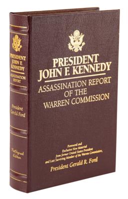 Lot #41 Gerald Ford Signed Limited Edition Book - President John F. Kennedy: Assassination Report of the Warren Commission - Image 3