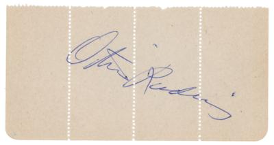 Lot #402 Otis Redding Signature - Image 1