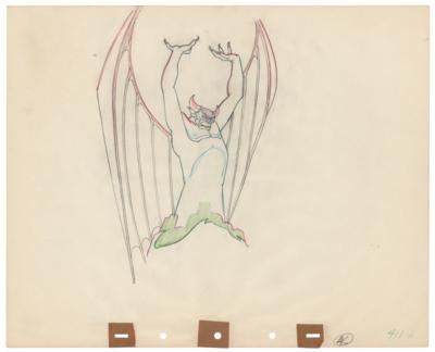 Lot #578 Chernabog production drawing from Fantasia - Image 1