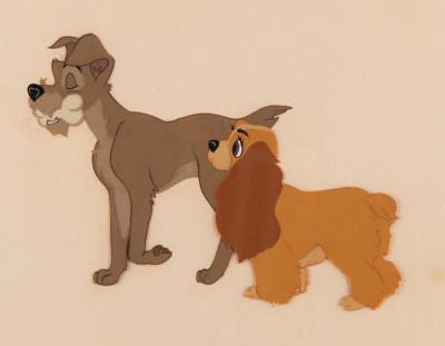 Lot #625 Lady and Tramp production cels from Lady and the Tramp - Image 1