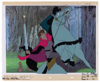 Lot #647 Prince Phillip and Samson production cel from Sleeping Beauty - Image 2