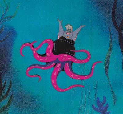 Lot #671 Ursula production cel from The Little Mermaid - Image 1