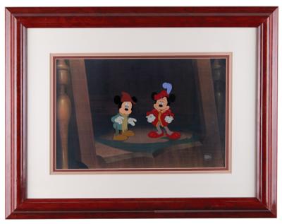 Lot #674 Mickey Mouse production cel from The Prince and the Pauper - Image 2