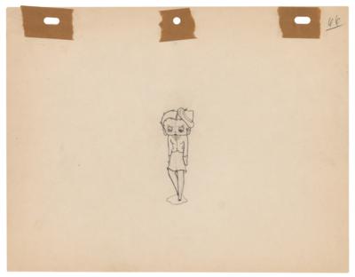 Lot #547 Betty Boop production drawing from Judge for a Day - Image 2