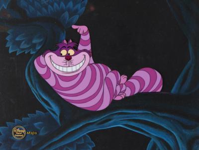 Lot #686 Cheshire Cat limited edition cel from Alice in Wonderland - Image 1