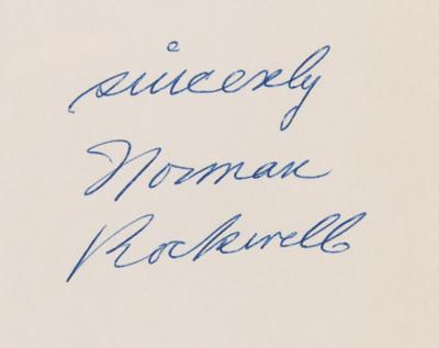 Lot #280 Norman Rockwell Signed Book - Image 2