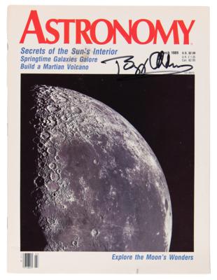 Lot #244 Buzz Aldrin Signed Magazine