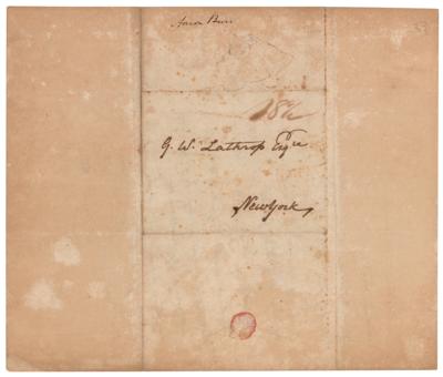 Lot #128 Aaron Burr Autograph Letter Signed - Image 2