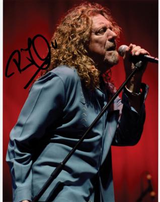 Lot #391 Led Zeppelin: Robert Plant Signed Photograph - Image 1