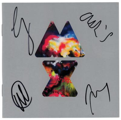 Lot #366 Coldplay Signed CD Booklet - Mylo Xyloto