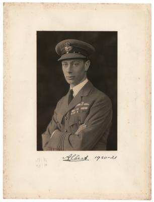 Lot #161 King George VI Signed Photograph