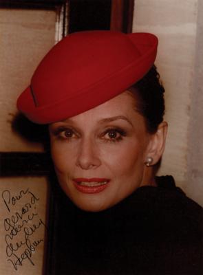 Lot #465 Audrey Hepburn Signed Photograph